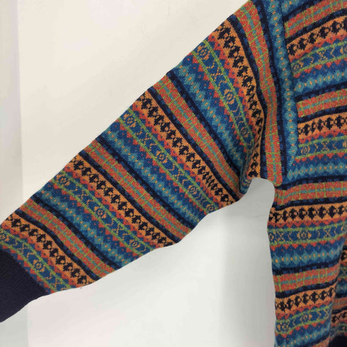 emendy スコットランド製 総柄 クルーネックニット メンズ  1